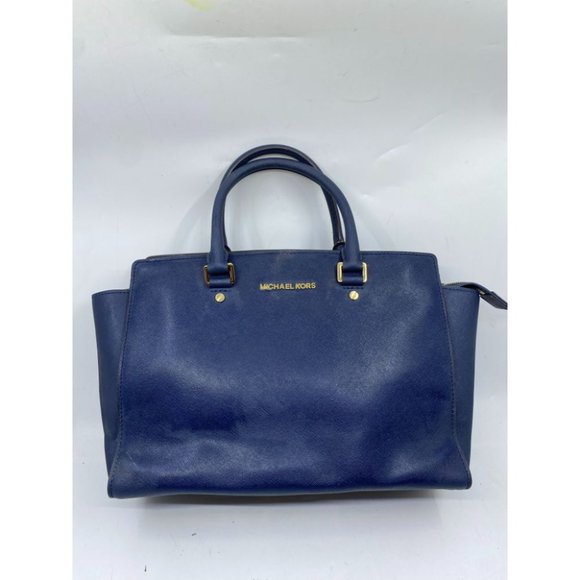 Michael Kors Blue Selma Bag MSRP $390 - Picture 3 of 16